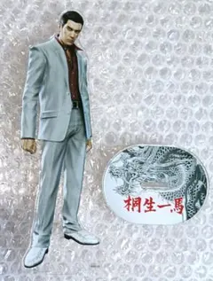 龍が如く 錦山彰 桐生一馬 登場シーンアクリルブロック 冠婚葬祭展