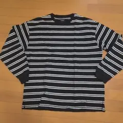 ビームスBEAMS ストライプ 長袖カットソー L
