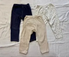 ユニクロ　レギンス 3点セット 90サイズ