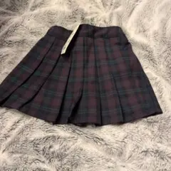タグ付　UNIQLO ユニクロ　パンツ　プリーツスカート　ミニスカパン　100