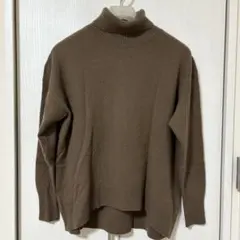 ジャーナルスタンダード カシミヤ100 タートルネックセーター ブラウン