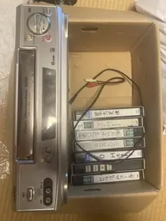 購入者確定｝希少-SONY Hi8＆VHSダブルビデオデッキ WV-H6リモコ 