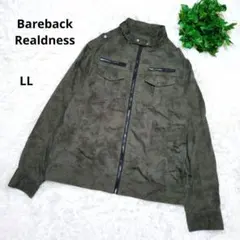 Bareback Realdness カーキ系 長袖ジャケット LL メンズ