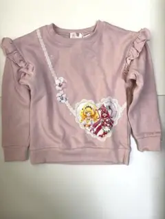 デリシャスパーティープリキュア　110 トップス　長袖　トレーナー ピンク