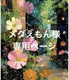 メグえもん様専用ページ