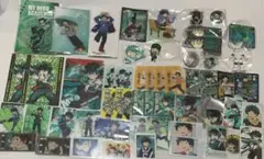 ヒロアカ 緑谷出久 まとめ売り アクスタ カード 缶バッジ ラバスト スナマイ