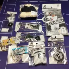 千葉ロッテマリーンズ　中村奨吾 8　チケットホルダー　キーホルダー　ぬいぐるみ