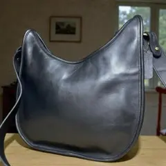 COACH オールドコーチ　ショルダーバッグ　エルゴ　ブラック　9920