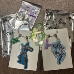 マツキヨ×ジョジョの奇妙な冒険 アクリルキーホルダー、ステッカーセット