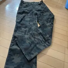 迷彩 ワークパンツ レディース　M