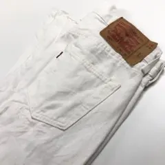 Levi's 501 W30L32 ストレートデニム ホワイト メンズM