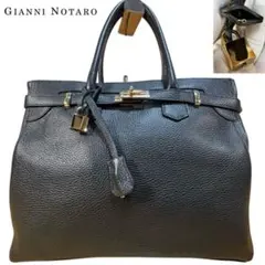 新品未使用　ジャンニノターロ　トートバッグ　レザー　肩掛け　カデナ　保存袋　A4