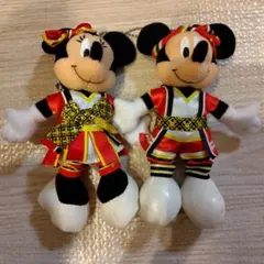 ミッキー・ミニー ぬいぐるみバッチ