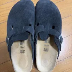 BIRKENSTOCK Boston ボストン スエード ブラック ナロー 42 - メルカリ