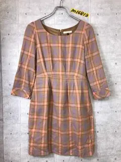 美品！PROPORTION BODY DRESSING チェックタイトワンピース