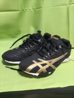 asics LAZERBEAM SE 22.5 ブラック/ゴールド