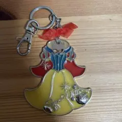 【ディズニー】白雪姫 ドレス型キーホルダー