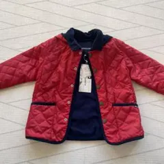 MIKIHOUSE キルティングジャケット 110cm 赤/ネイビー