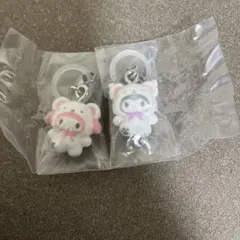 サンリオキャラクターズ　ふわふわスノー　めじるしアクセサリー