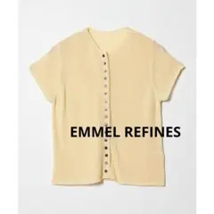 EMMEL REFINES　ソフトニット ボタン ショートスリーブのサムネイル