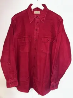 80s L.L.Bean シャモアクロスシャツ　usa製