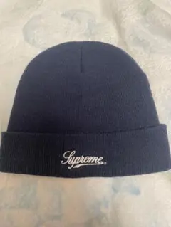 Supreme ネイビー ニット帽