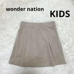 ガールズwonder nation ベージュ スカート 12 キュロット