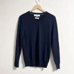 CAFE SOHO Vネック　セーター　ネイビー