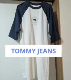 【TOMMYJEANS】ラグランスリーブTシャツ