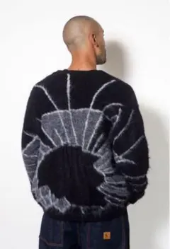 モヘアカーディガン