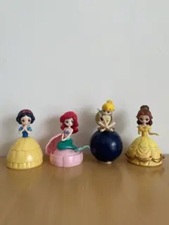 ディズニープリンセス カプセルトイ4体セット