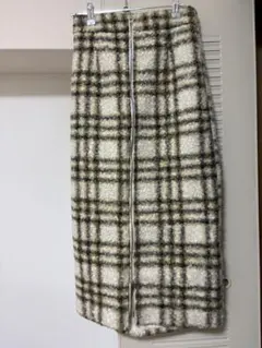ジップ付柄ボアスカート レディース coca