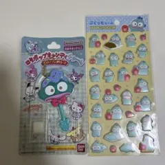 サンリオ　ハンギョドン　ロリポップキャンディチャーム　ぷくっとシール　新品 レア
