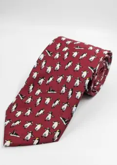 動物・北極ペンギンネクタイ新品 (2)