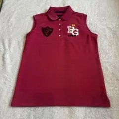 【PEARLY GATES 】 パーリーゲイツ ノースリーブ　ポロシャツ ピンク