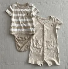 ベビーギャップ ロンパース2点セット80サイズ