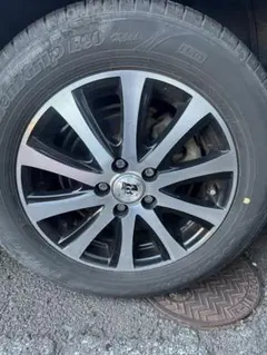 送料込 日産リーフZE1 純正ホイール16インチ、タイヤ付 205/55R16