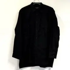 J S Homestead ブラック ロングシャツ メンズ L 日本製 美良品のサムネイル