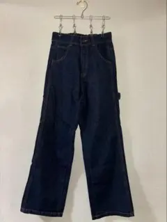 JaVa メンズライク　ペインターツイル＆ワイド デニムパンツ