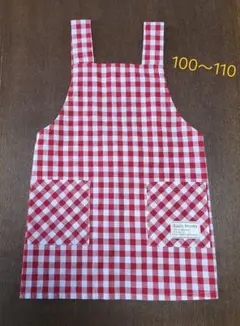 子供用　エプロン　女の子　100～110のサムネイル