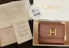 Monet様専用)Chloe マーシー フラップ ロングウォレット ネイビー