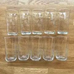 和風切子グラス　10個セット　グラス　コップ　ガラス