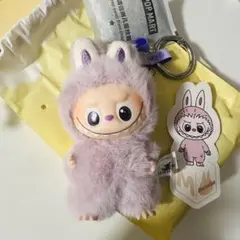 ラブブ イニシャル M ぬいぐるみ アルファベット Labubu 【正規品】