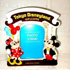 東京ディズニーランド陶器 フォトスタンドミッキー&ミニーマウス