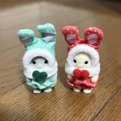 シルバニアファミリー 赤ちゃん カラフルウサギ コスチューム 2点セット