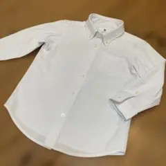 UNIQLO ホワイト 長袖シャツ 100 ボタンダウン　入園式