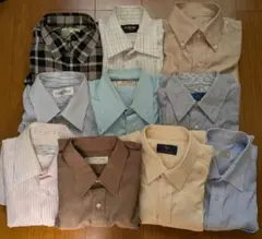 メンズ 長袖シャツ 10枚セット 複数色 まとめ