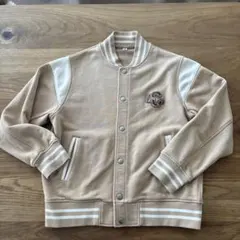 UNIQLO ベージュ ストライプジャケット 140