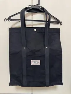 一澤帆布　黒　キャンバストートバッグのサムネイル