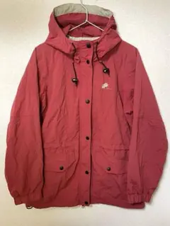 アクシーズクイン AXESQUIN ナイロン マウンテンパーカー L 赤 レッド